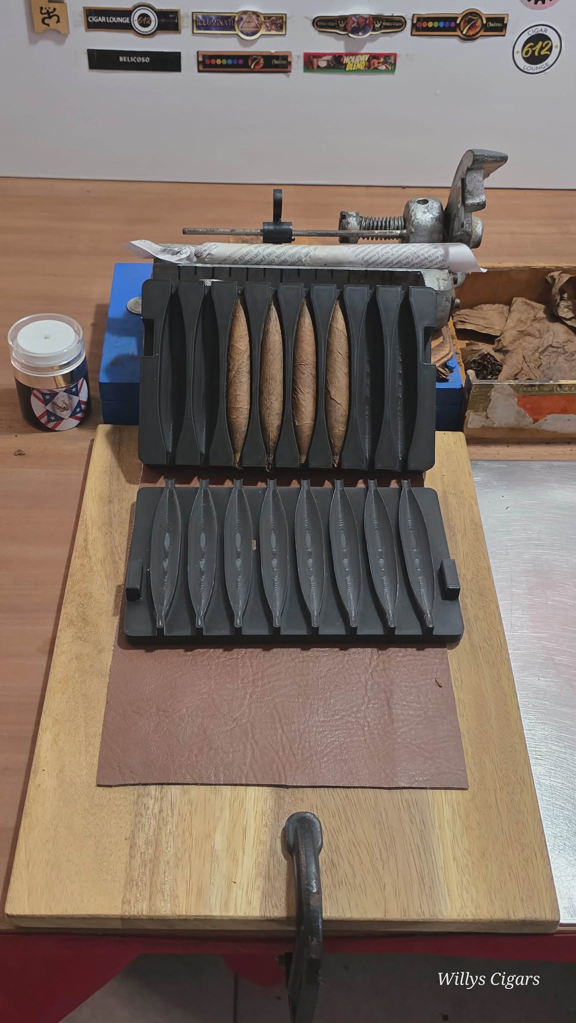 Perfecto No.1 Figurado Cigar Mold - 50 Ring Gauge, 8 Slot - view 3