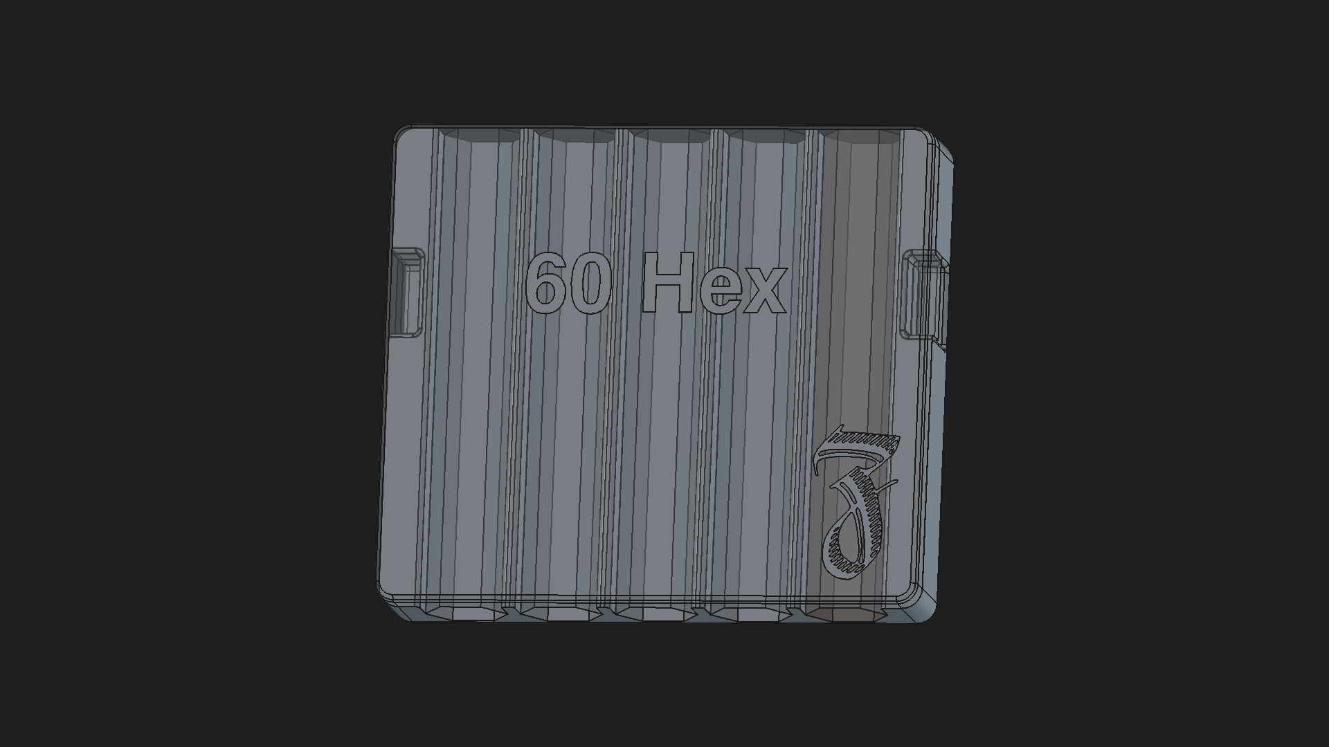 60 Hex Box Press Figurado Cigar Mold - 60 Ring Gauge, 5 Slot