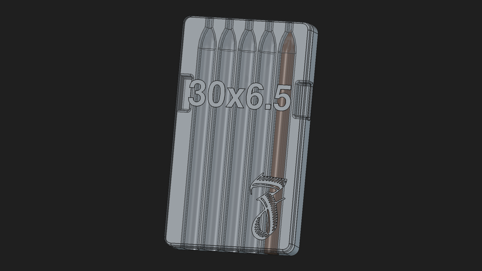 30 Ring Gauge Torpedo Cigar Mold - 5 Slot